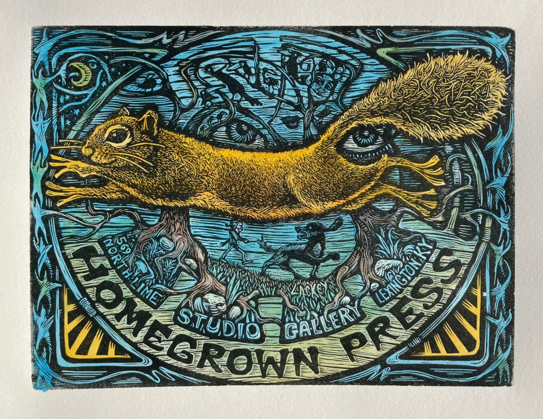 **NEW** Hand Painted Homegrown Squirrel